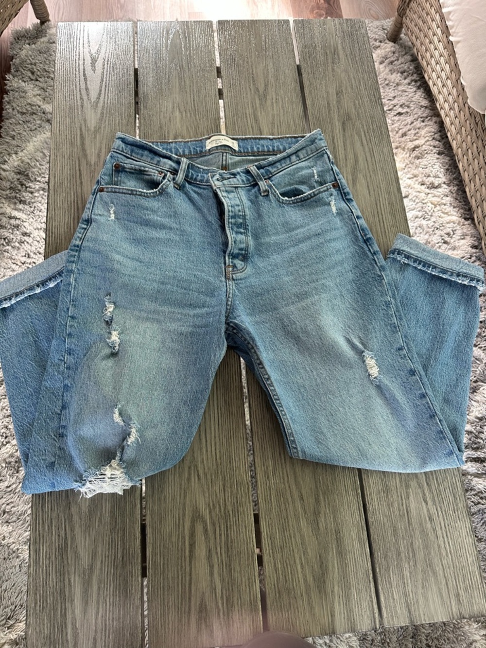 Abercrombie & Fitch High Rise Dad jeans